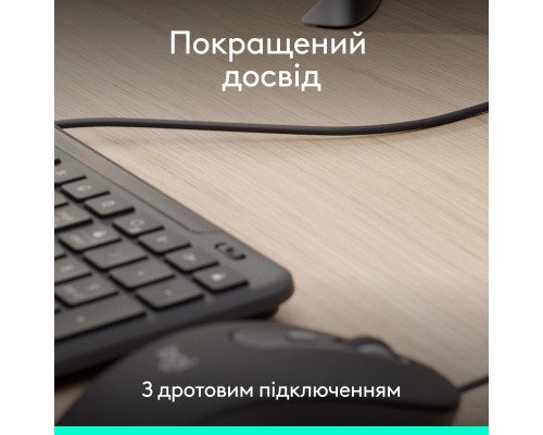 Клавіатура Logitech Signature Slim K620 for Business USB-C UA Graphite (920-013333)