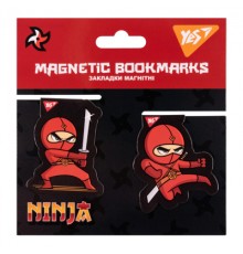 Закладки для книг Yes магнітні Ninja 2шт (707916)