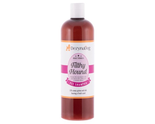 Шампунь для тварин Dezynadog Filthy Hound Deep Clean для глибокого очищення брудної шерсті, з ароматом Пармської Фіалки 500 м (5052372053578)