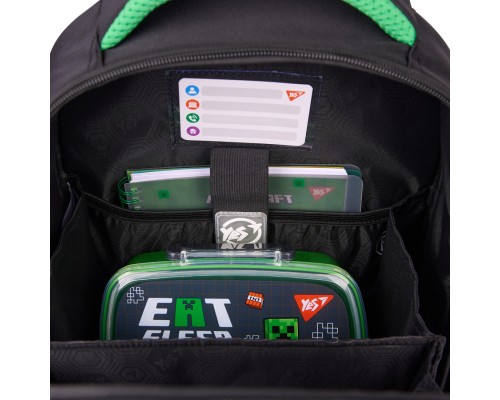 Рюкзак шкільний Yes Minecraft World S-109 напівкаркасний (559882)