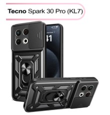 Чохол до мобільного телефона BeCover Military Tecno Spark 30 Pro (KL7) Black (713542)