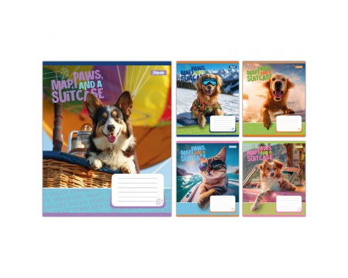 Зошит 1 вересня Travelers А5 36 аркушів лінія (768145)