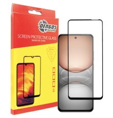 Скло захисне Dengos Full Glue Realme C75 Black (TGFG-401)