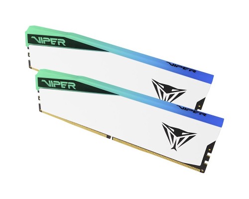 Модуль пам'яті для комп'ютера DDR5 32GB (2x16GB) 6000 MHz Viper Elite 5 RGB Patriot (PVER532G60C30KW)