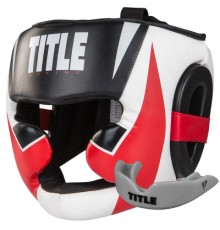 Боксерський шолом Title MMA Command Full Black/Red/White L (XCHGF L BK/WH/RD)