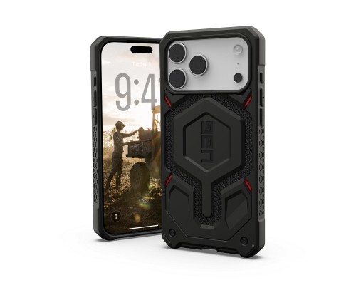 Чохол до мобільного телефона UAG iPhone 17 Pro Max Monarch Pro MagSafe Kevlar Black (114514113940)