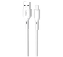 Дата кабель USB 2.0 AM to USB-C 1.0m white XO (NB230_C_White)