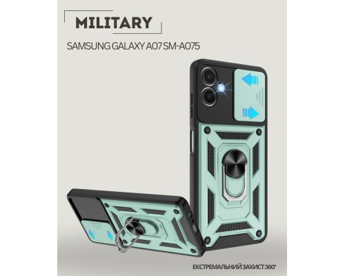 Чохол до мобільного телефона BeCover Military Samsung Galaxy A07 SM-A075 Dark Green (713899)
