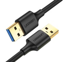 Дата кабель USB 3.0 AM/AM 1.0m US128 black Ugreen (10370)