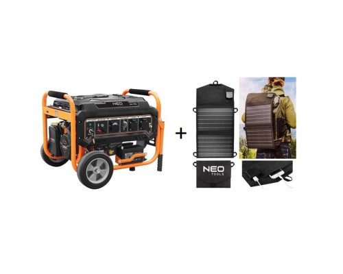 Генератор Neo Tools 230V, kW, електростартер, AVR (04-730P)