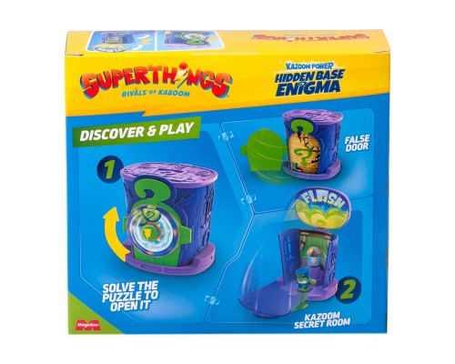 Ігровий набір SuperThings серії Kazoom Power - Прихована база Енігма (PSTSP112IN230)