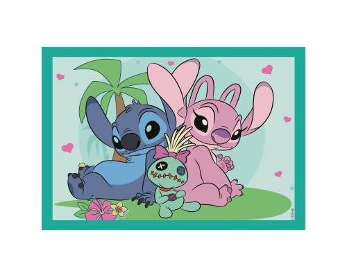 Пазл Clementoni 4 в 1 Stitch, 12,16,20 та 24 елементи (21745)