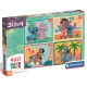 Пазл Clementoni 4 в 1 Stitch, 12,16,20 та 24 елементи (21745)