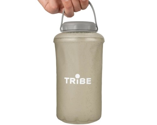 Пляшка для води Tribe Soft Bottle 1 л TPU м'яка grey (T-FE-0023-grey)
