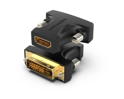 Перехідник HDMI Female to DVI (24+1) Male Adapter Black VENTION (AILB0)