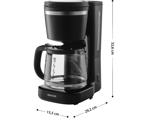 Крапельна кавоварка Sencor SCE 2710BK