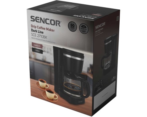 Крапельна кавоварка Sencor SCE 2710BK