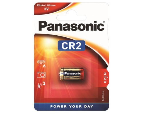 Батарейка Panasonic CR2 Lithium (CR-2L/1BP) 