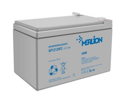 Батарея до ДБЖ Merlion 12V-12Ah (GP12120F2) 