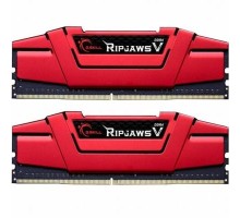 Модуль пам'яті для комп'ютера DDR4 16GB (2x8GB) 3000 MHz RipjawsV Red G.Skill (F4-3000C16D-16GVRB)