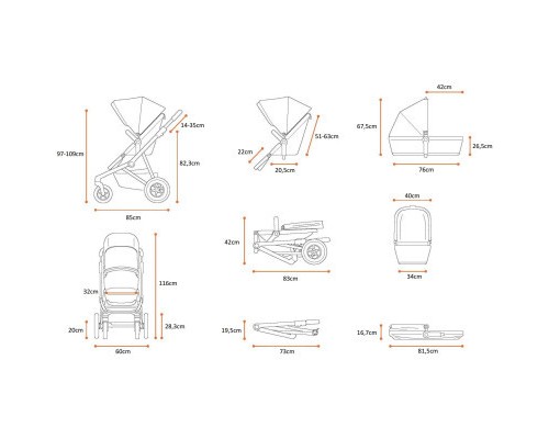 Коляска Thule Sleek Energy Red (TH11000004)