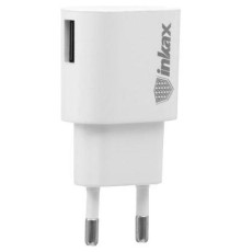 Зарядний пристрій Inkax CD-08 + iPhone4 cable 1USB 1A White (F_72199)