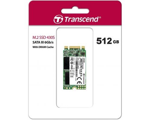 Накопичувач SSD M.2 2242 512GB Transcend (TS512GMTS430S)