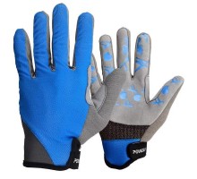 Велорукавиці PowerPlay 6566 Blue L (6566_L_Blue/Grey)