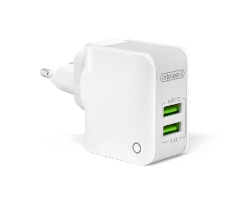 Зарядний пристрій Intaleo TCA242 (2USB2,4A) (white) (1283126477492)