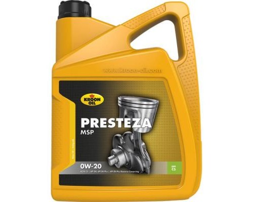 Моторна олива Kroon-Oil Presteza MSP 0W-20 5л (KL 36497)