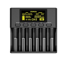 Зарядний пристрій для акумуляторів Liitokala 6 Slots, LCD дисплей, Li-ion/Ni-MH/Ni-Cd/AA/ААA/AAAA/С (Lii-S6) 