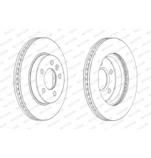 Гальмівний диск FERODO DDF2017C
