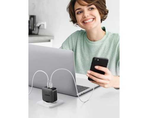 Зарядний пристрій Ugreen CD216 66W 2xType-C PD Charger (Black) (70867)