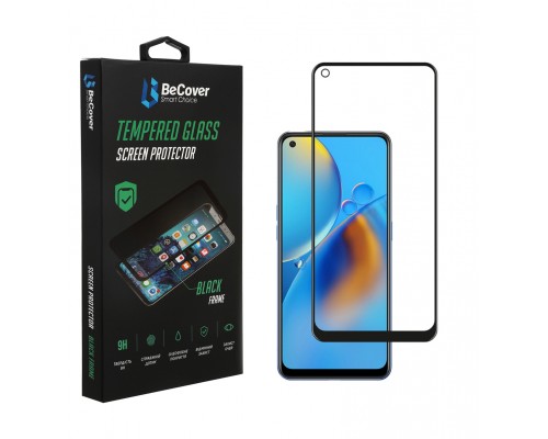 Скло захисне BeCover Oppo A74 4G Black (706656)