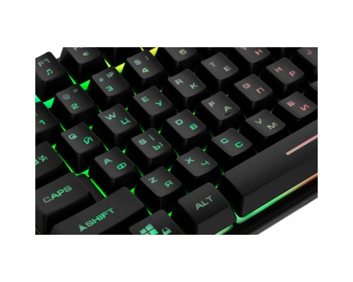 Клавіатура 2E KG355 LED 87key USB Black Ukr (2E-KG355UBK)