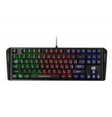 Клавіатура 2E KG355 LED 87key USB Black Ukr (2E-KG355UBK)