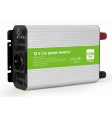 Автомобільний інвертор EnerGenie 12V/220V 1200 Вт (EG-PWC1200-01)