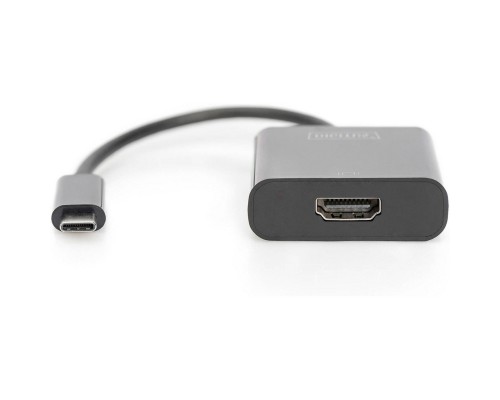 Перехідник USB-C to HDMI UHD 4K, M/F, 0.15 m Digitus (DA-70852)