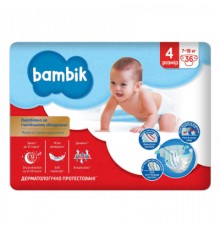 Підгузки Bambik Maxi 4 (7-18 кг) 36 шт (43406520)