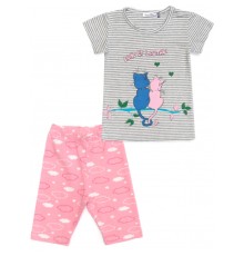 Піжама дитяча Matilda з котиками (12311-2-110G-pink)
