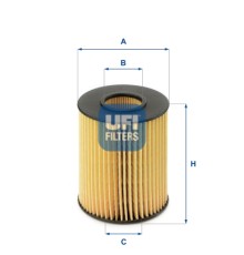 Фільтр масляний UFI 25.077.00