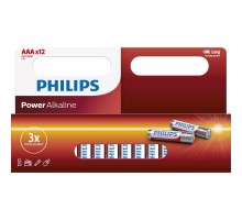 Батарейка Philips AAA Power Alkaline 1.5V LR03 * 12 (LR03P12W/10) 