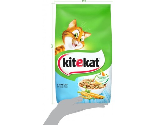 Сухий корм для кішок Kitekat Риба з овочами 1.8 кг (5900951279881)
