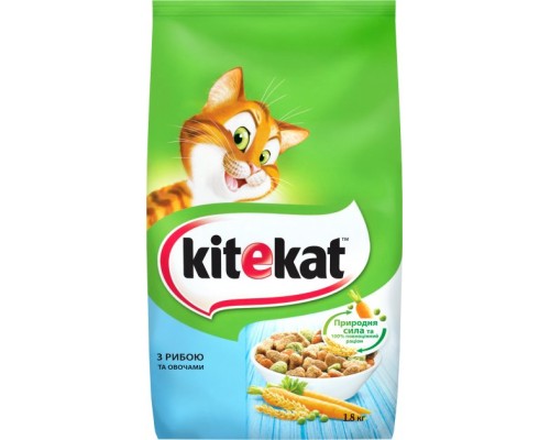Сухий корм для кішок Kitekat Риба з овочами 1.8 кг (5900951279881)
