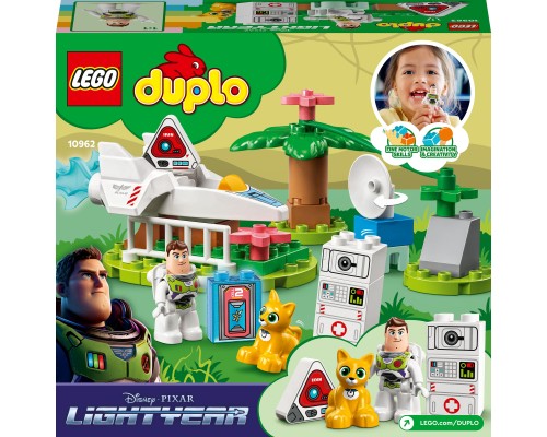 Конструктор LEGO DUPLO Disney Базз Рятівник і космічна місія (10962)