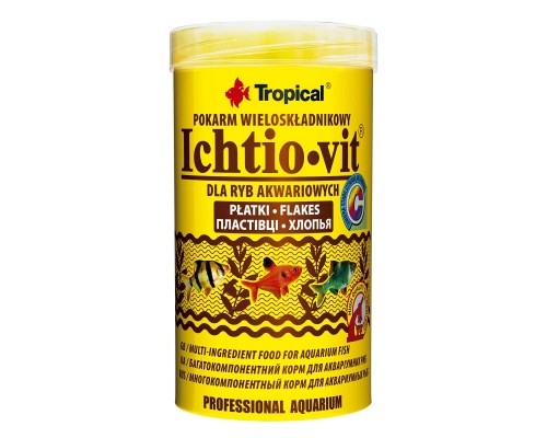 Корм для риб Tropical Ichtio-vit у пластівцях 250 мл (5900469770047)