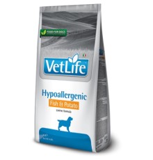 Сухий корм для собак Farmina Vet Life Hypoallergenic Fish&Potato при харчовій алергії 2 кг (8010276025265)