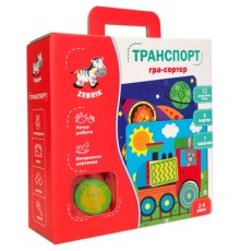 Розвиваюча іграшка Vladi Toys Гра-сортер Транспорт (укр) (ZB2002-06)