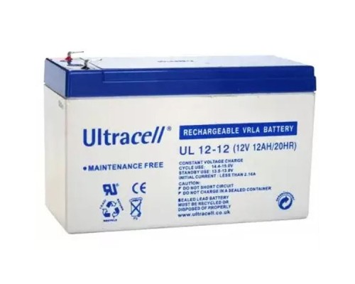 Батарея до ДБЖ Ultracell 12V-12Ah, AGM (UL12-12) 