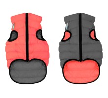 Курточка для тварин Airy Vest двостороння М 40 коралово-сіра (1846)